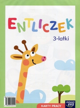 Entliczek Trzylatki Karty pracy w bloczku