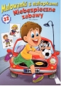 Malowanki z nalepkami Niebezpieczne zabawy - Ernest Błędowski