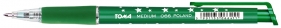 Długopis medium 1mm automatyczny - zielony