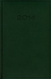 Kalendarz 2014 B6 41D Zielony dzienny - <br />