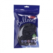 Balon gumowy Partydeco Party Deco BALONY STRONG METALLIC metalizowany 50 szt czarny 270 mm (SB12M-010/50)