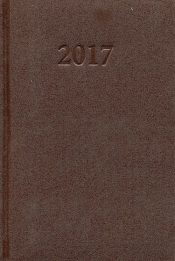 Kalendarz 2017 KKB-6D B6 brązowy