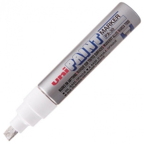 Profesjonalny marker olejowy UNI PX-30 srebrny