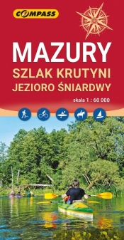 Mazury, Szlak Krutyni, Jezioro Śniardwy. Mapa turystyczna w skali 1: 60 000 - Opracowanie zbiorowe