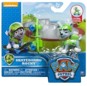 PSI PATROL Figurka Hero Pup Series V2 Skateboard Rocky