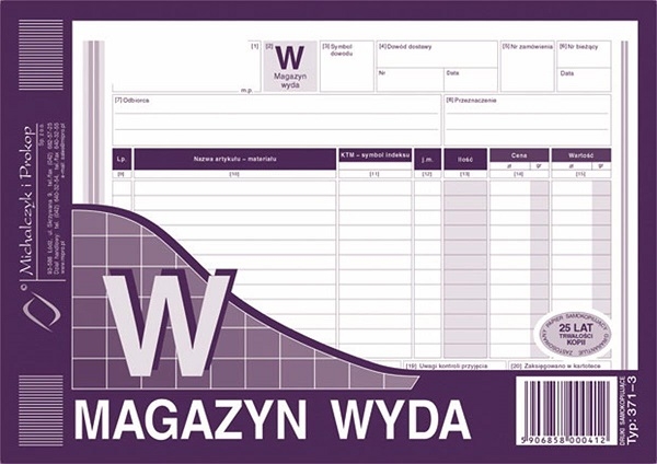 Druk Magazyn Wyda A5/80 kartek (371-3)