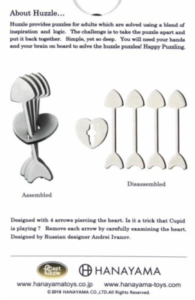 Łamigłówka Huzzle Cast Arrows - poziom 3/6 (108222) - Ivanov Andrei