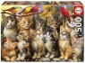  Puzzle 500 Kocięta i ptaki