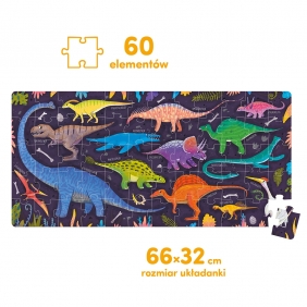 CzuCzu, Puzzle 60 el. - Grr Dinozaury