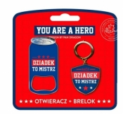 Zestaw brelok + otwieracz My Hero-Dziadek