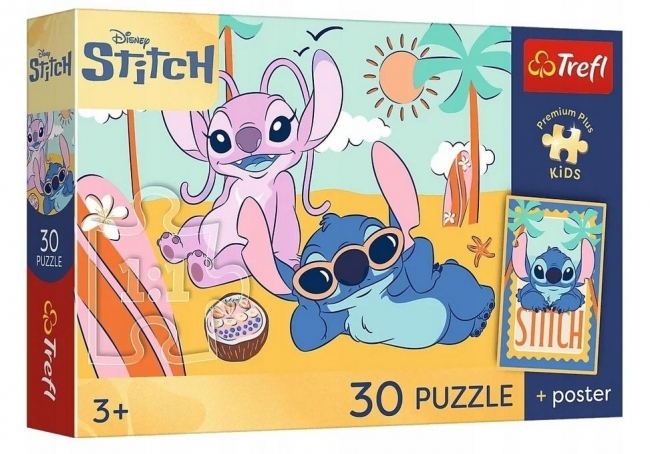 Puzzle 30 Lilo&Stitch Uśmiech Stitcha TREFL