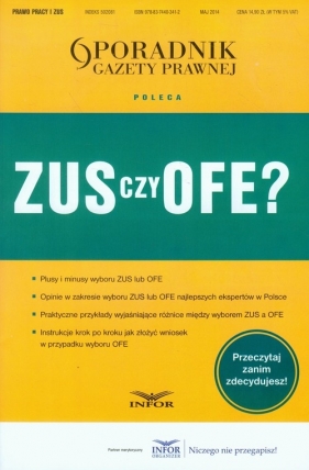 ZUS czy OFE Poradnik Gazety Prawnej - <br />