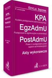 Kodeks postępowania administracyjnego Postępowanie egzekucyjne w administracji Prawo o postępowaniu przed sądami administracyjnymi