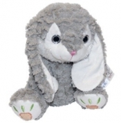 Maskotka Króliczek Łukaszek szary 33 cm (5068a)