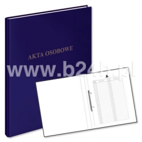 Segregator akta osobowe A4 Vaupe niebieski (030/03)