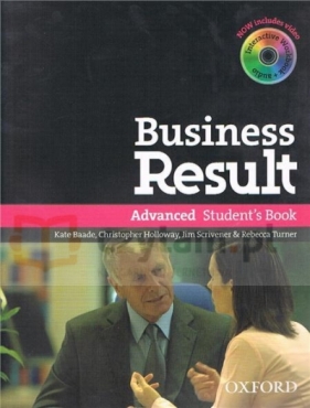 Business Result New Advanced SB + DVD-ROM - Rebecca Turner, Christopher Holloway, Jim Scrivener, Kate Baade