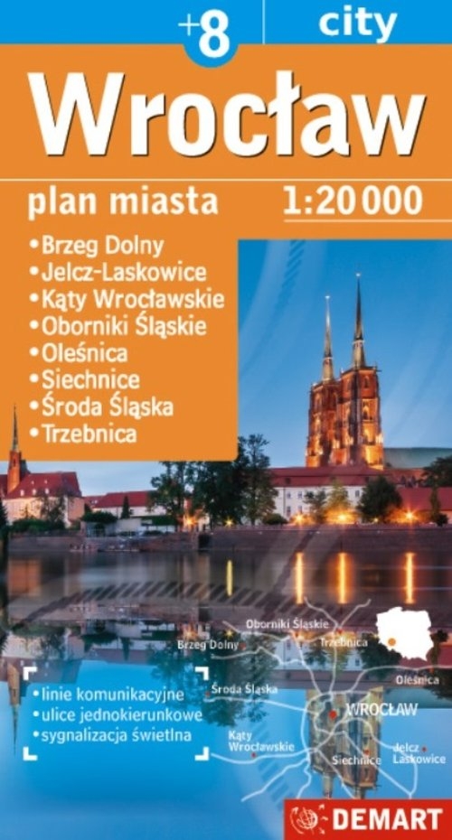 Wrocław plan miasta 8+ 1:20 000