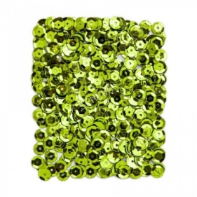 Cekiny metalizowane 9mm 15g - zielone jasne