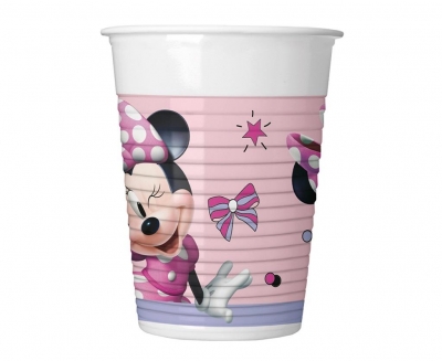 Kubeczki plastikowe Minnie Junior 200ml 8 szt