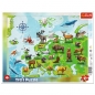Puzzle ramkowe 25: Mapa Europy ze zwierzętami (31341)
