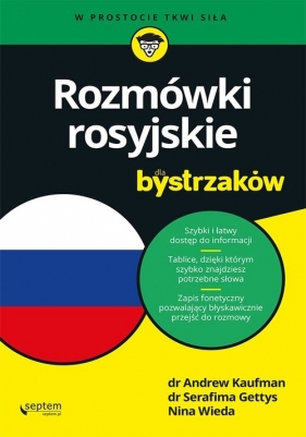 Rozmówki rosyjskie dla bystrzaków - Serafima Gettys, Nina Wieda, Andrew Kaufman