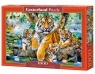 Puzzle 1000: Tigers by the Stream