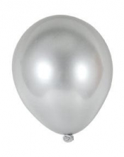 Balony mini Celebrate! srebrne 13cm 8szt