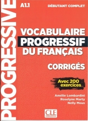 Vocabulaire progressif du Francais niveau debutant complet A1.1 klucz - Mous Nelly, Marty Roselyne, Lombardini Amelie