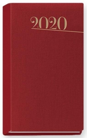 Terminarz 2020 Tygodniowy Standard rubinowy
