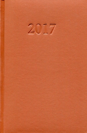 Kalendarz 2017 KKB-6D Książk B6 czekolada mleczna