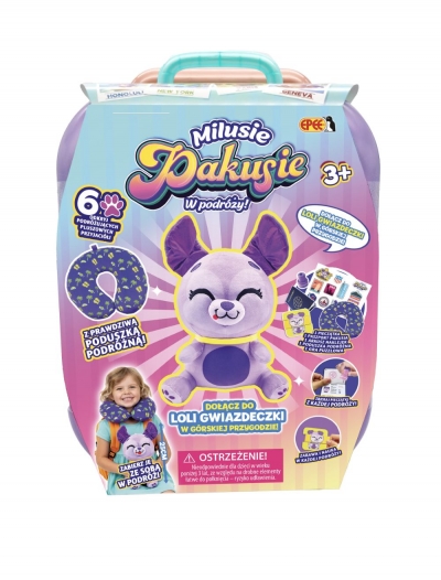 <img src='https://webimage.pl/pics/413/8/d5905896608413.jpg' style='height:440px' /> Milusie Pakusie w Podróży, Lola Gwiazdeczka EP60837
