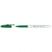 Długopis w gwiazdki Superfine - zielony (119897)