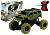 Auto zdalnie sterowane Jeep 1:18 zielone