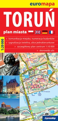 Toruń plan miasta 1:20 000
