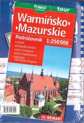 Podróżownik Warm. Mazur. 1:250 000 + atlas sam.PL - Opracowanie zbiorowe