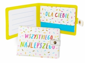 Portfelik Wszystkiego najlepszego kolor kreski