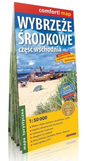 Wybrzeże Środkowe część wschodnia laminowana mapa turystyczna 1:50 000