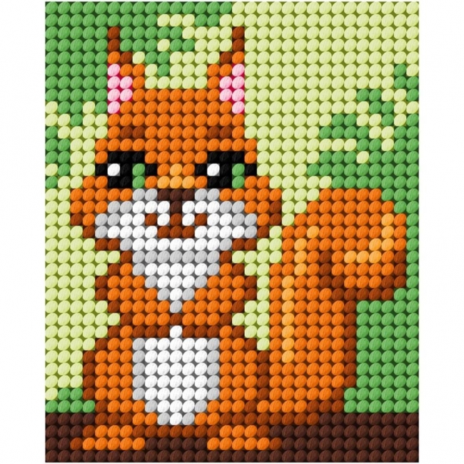 <img src='https://webimage.pl/pics/414/8/d5902067338414.jpg' style='height:440px' /> Haft. Moje pierwsze wyszywanie - Wiewiórka