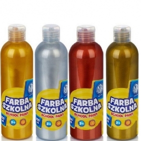 Farba szkolna Astra, 250 ml - metaliczna zielona (301217036)