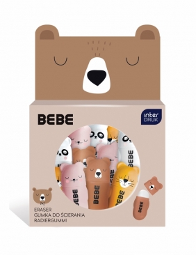 Gumka do ścierania mini w etui BEBE Friends, 1 szt.