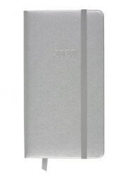 Kalendarz 2020 tygodniowy LUX srebrny (KK-DLTL)
