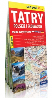 Tatry Polskie i Słowackie mapa turystyczna