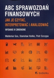 ABC sprawozdań finansowych - Hońko Stanisław, Szczypa Piotr, Gos Waldemar