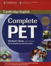 Complete PET Student's Book with answers +3CD - Emma Heyderman, Peter May