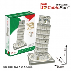 Puzzle 3D: Krzywa Wieża w Pizie (306-20241)