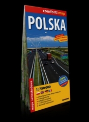 Polska mapa samochodowa 1:750 000