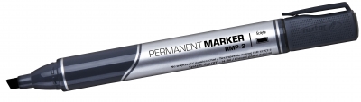Marker permanentny Rystor RMP-2, czarny 1,0-5,0 mm ścięta końcówka