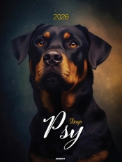 Kalendarz ścienny mały 2026 - Psy