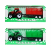 Traktor z przyczepą
