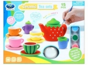 Zestaw kreatywny do malowania naczynia 15el